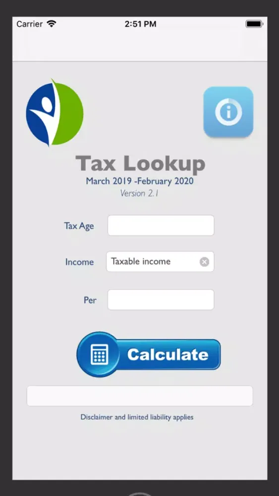 Скриншоты Tax Calculator 2019/2020