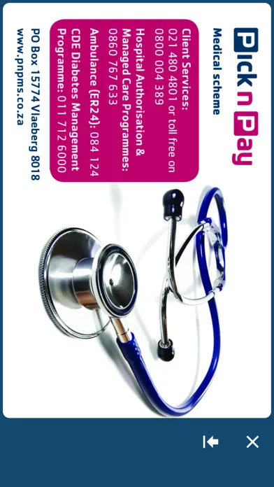 Zrzuty ekranu Pick n Pay Medical Scheme