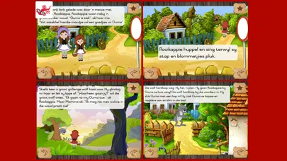 Tangkapan layar Rooikappie in afrikaans
