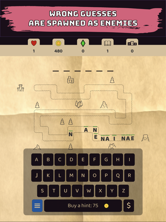 War Of The Words - Word Game iPad  Screenshots