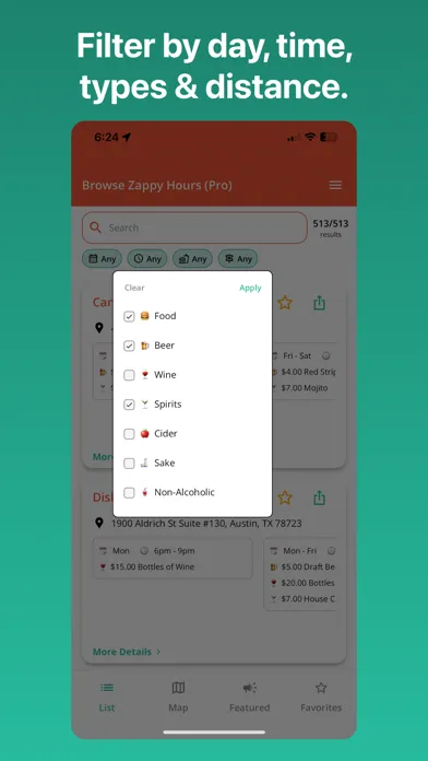 صور Zappy: Happy Hour Finder