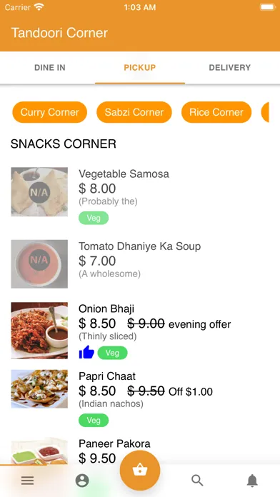 Capturas de pantalla de Tandoori Corner