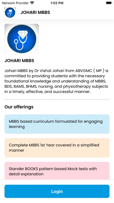 ภาพหน้าจอของ Johari Mbbs