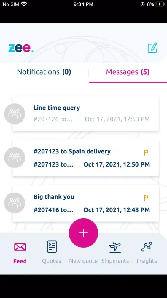 Zee Import & Logistics Screenshots