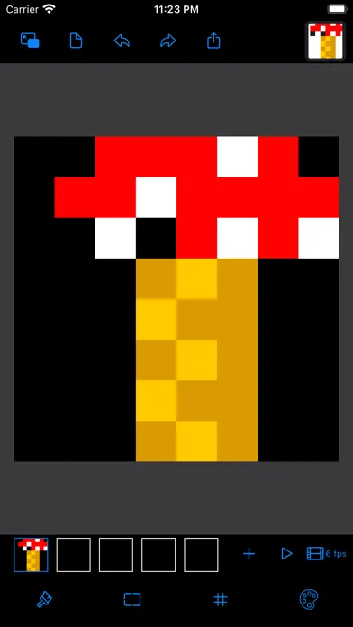 Capturas de tela do Pixel Art Artist