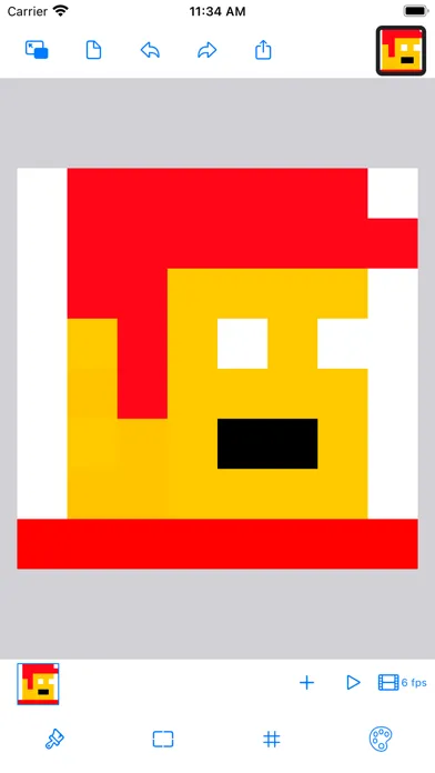 Capturas de tela do Pixel Art Artist