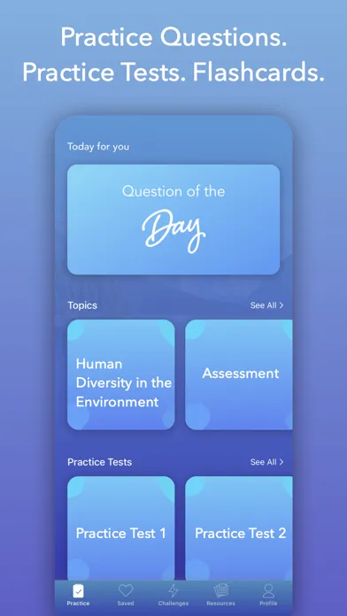 ASWB Bachelor's Exam Prep 2024 Screenshots
