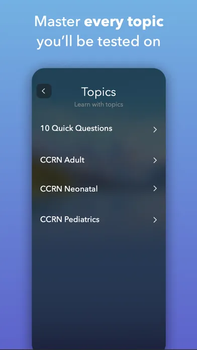 Tangkapan layar CCRN Exam Prep 2024