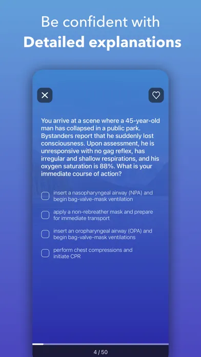 ภาพหน้าจอของ EMT B Prep