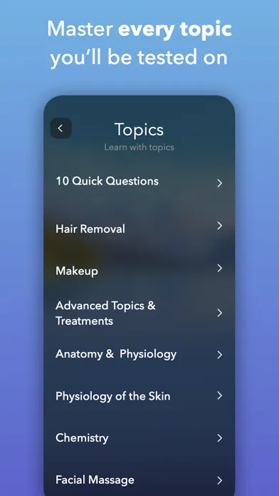 Esthetician Exam Practice 2024 স্ক্রিনশট