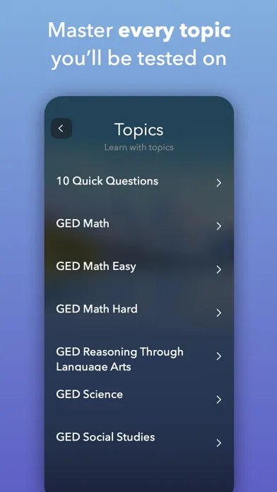 GED Practice Test 2024 سکرین شاٹس
