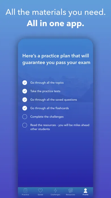 Tangkapan layar NCMHCE Practice Test 2024