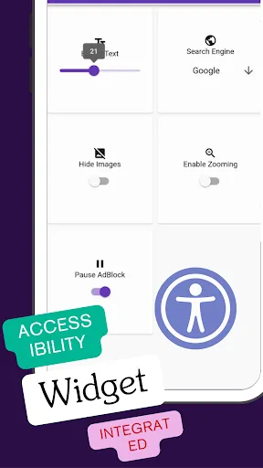 Ảnh chụp màn hình của Adee Browser - blocks ads fast