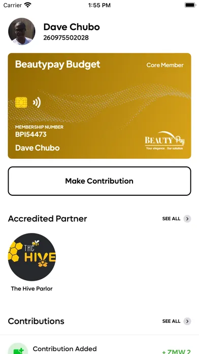 Скриншоты BeautyPay Care