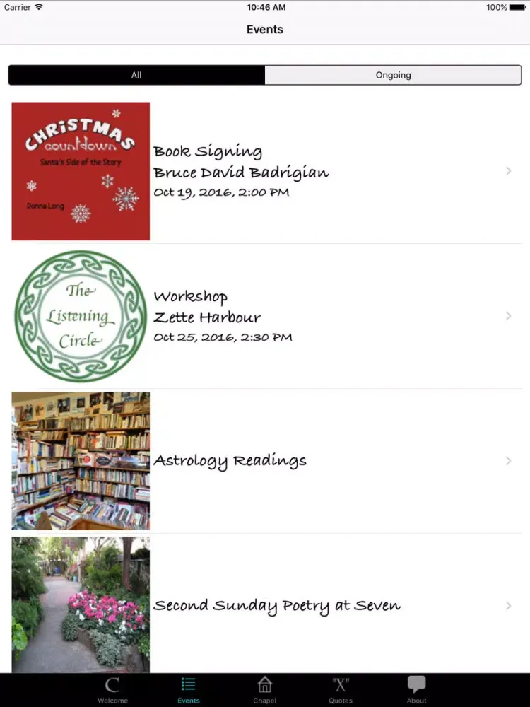 Coalesce Bookstore iPad  स्क्रीनशॉट