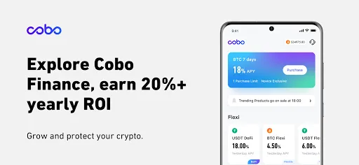 Capturas de pantalla de Cobo Wallet