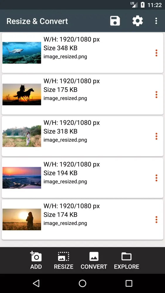 Photo Resizer Screenshots