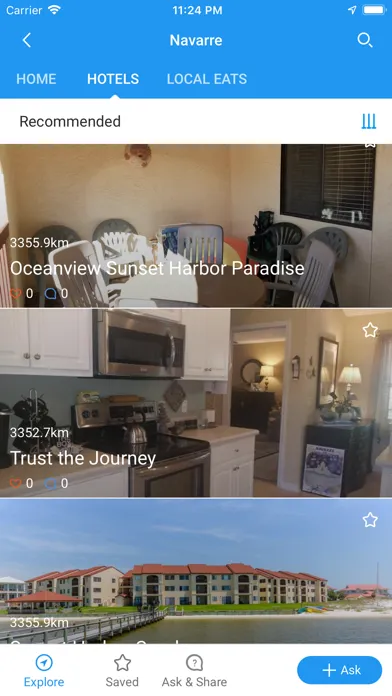 PensacolaBeach.App Ekran Görüntüleri