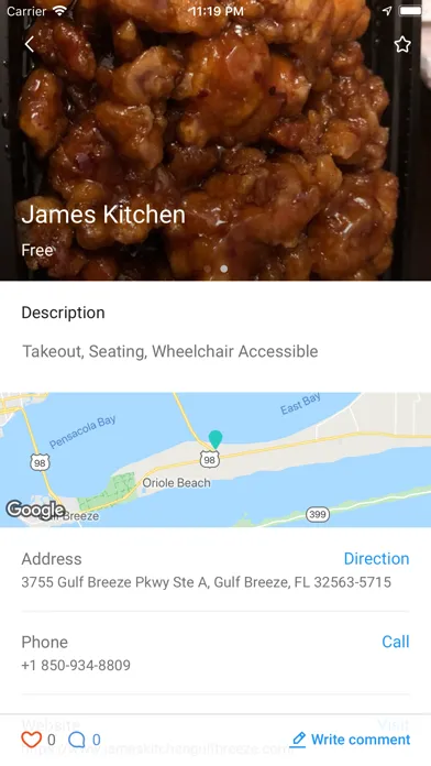 PensacolaBeach.App Ekran Görüntüleri