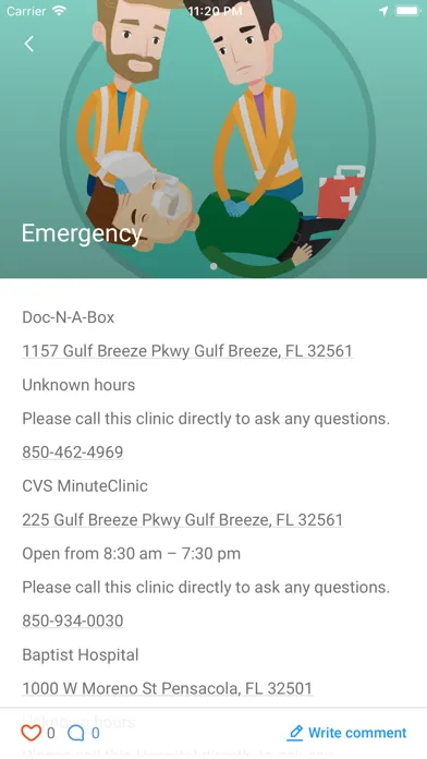 PensacolaBeach.App Ekran Görüntüleri