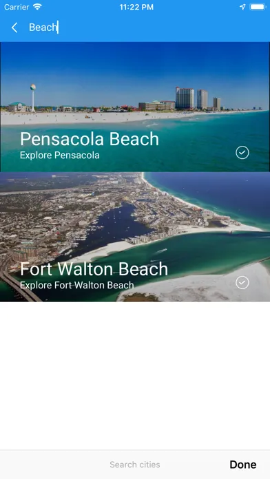 PensacolaBeach.App Ekran Görüntüleri