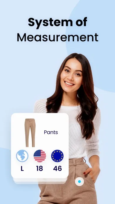 Size It: Clothing Size Tracker स्क्रीनशॉट