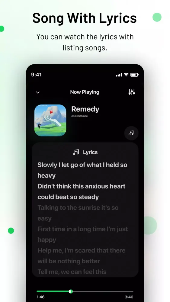 Spotii Music Player Screenshots