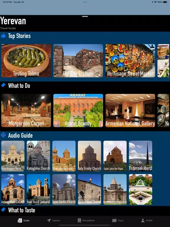 Screenshot di Yerevan Travel iPad 