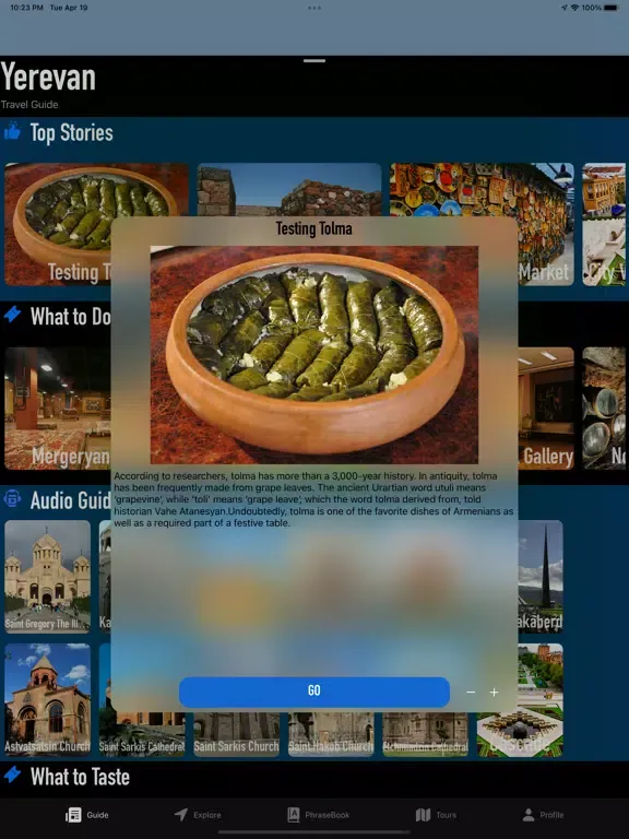 Screenshot di Yerevan Travel iPad 