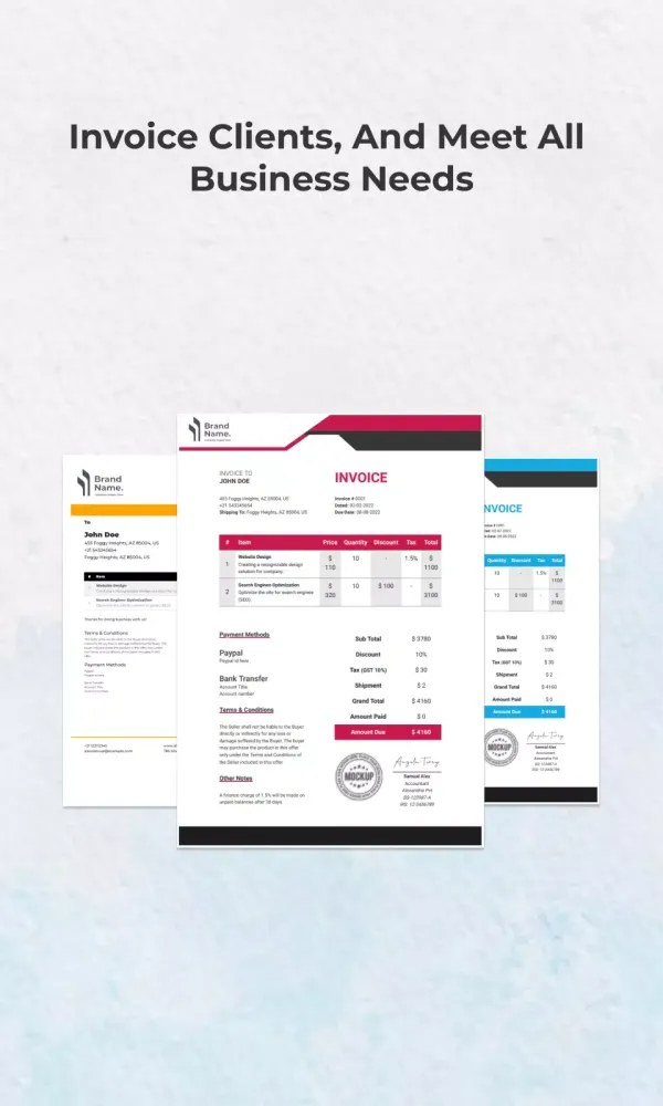 Invoice Maker Screenshots