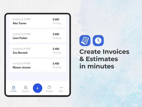Invoice Maker, Receipt Maker iPad  স্ক্রিনশট