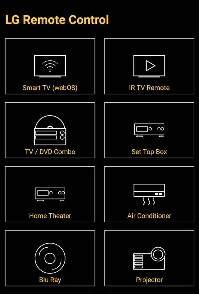 Remote for LG TV / Devices Ekran Görüntüleri
