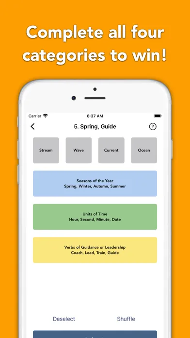 Connections Word Game Puzzles سکرین شاٹس