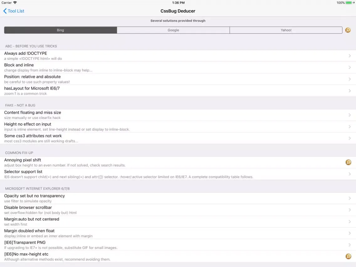 CoderHelper iPad स्क्रीनशॉट