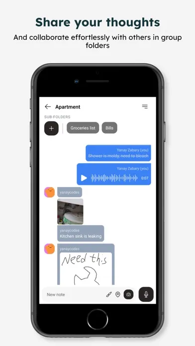 Capturas de pantalla de Thinkin: Self-Chat Notes