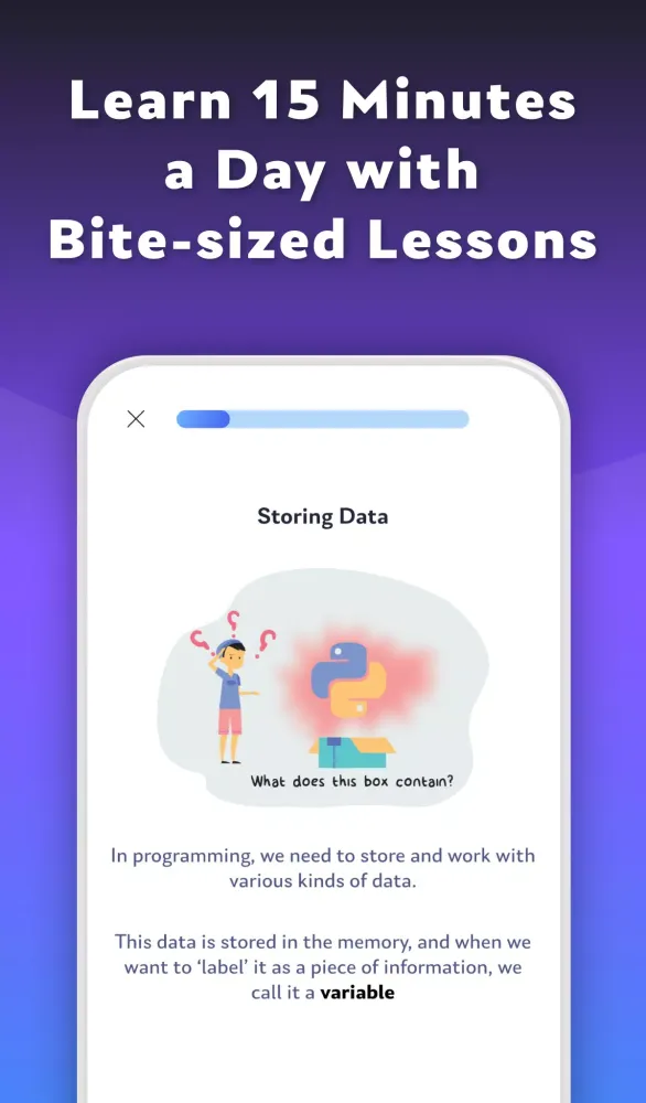 Coding X : Learn Python, Java Screenshots