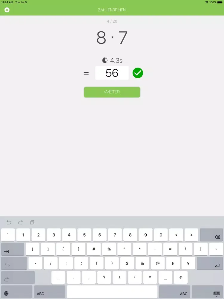Grundschule: Einmaleins iPad  Screenshots