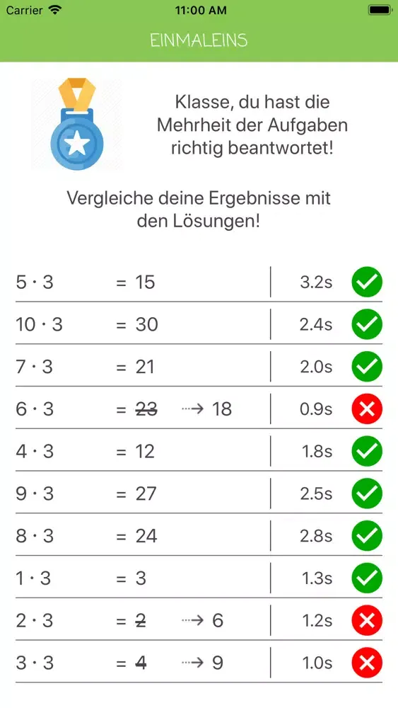 Grundschule: Einmaleins Screenshots