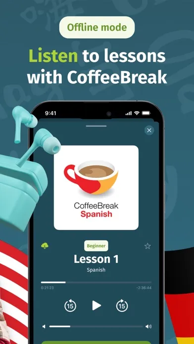 Coffee Break Languages. স্ক্রিনশট