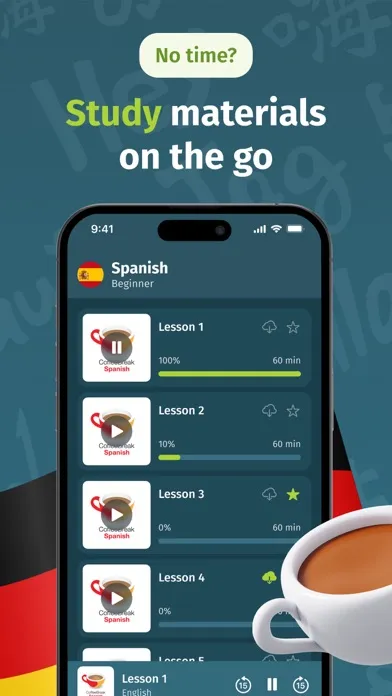Coffee Break Languages. স্ক্রিনশট