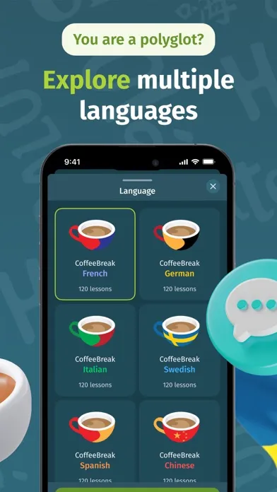 Coffee Break Languages. স্ক্রিনশট