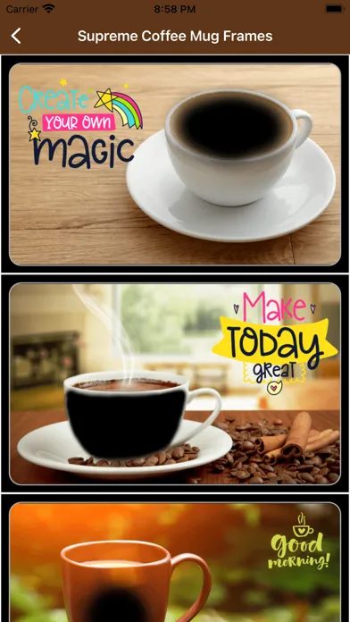 Coffee Mug Photo Frame 스크린샷