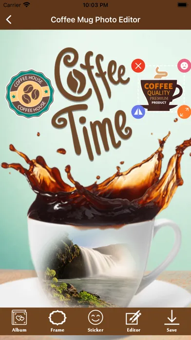 Coffee Mug Photo Frame 스크린샷