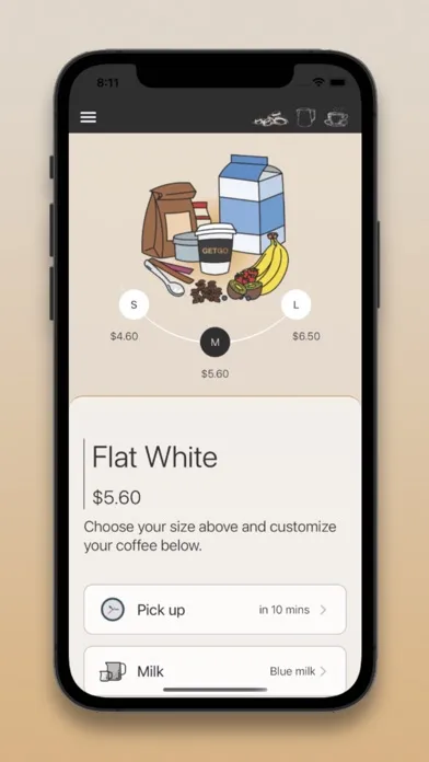 Capturas de pantalla de Coffee GetGo