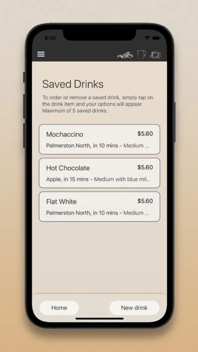 Capturas de pantalla de Coffee GetGo