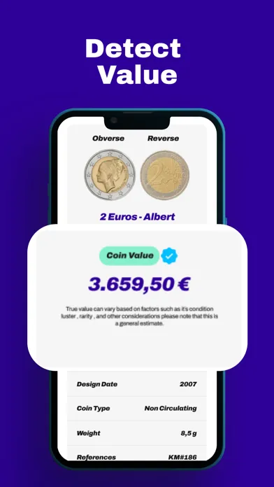 Capturas de pantalla de Coin Check - Coin Identifier