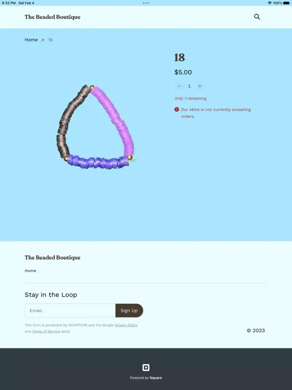 Capturas de tela do Beaded Boutique iPad 