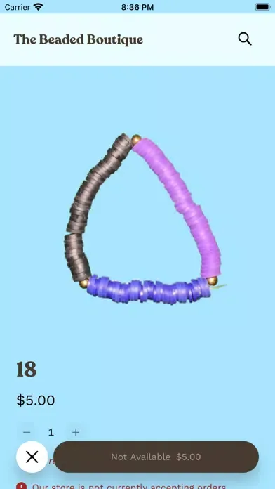 Capturas de tela do Beaded Boutique