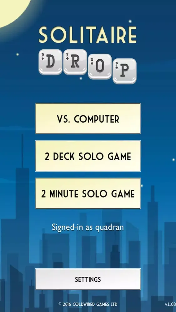 Tangkapan layar Solitaire Drop