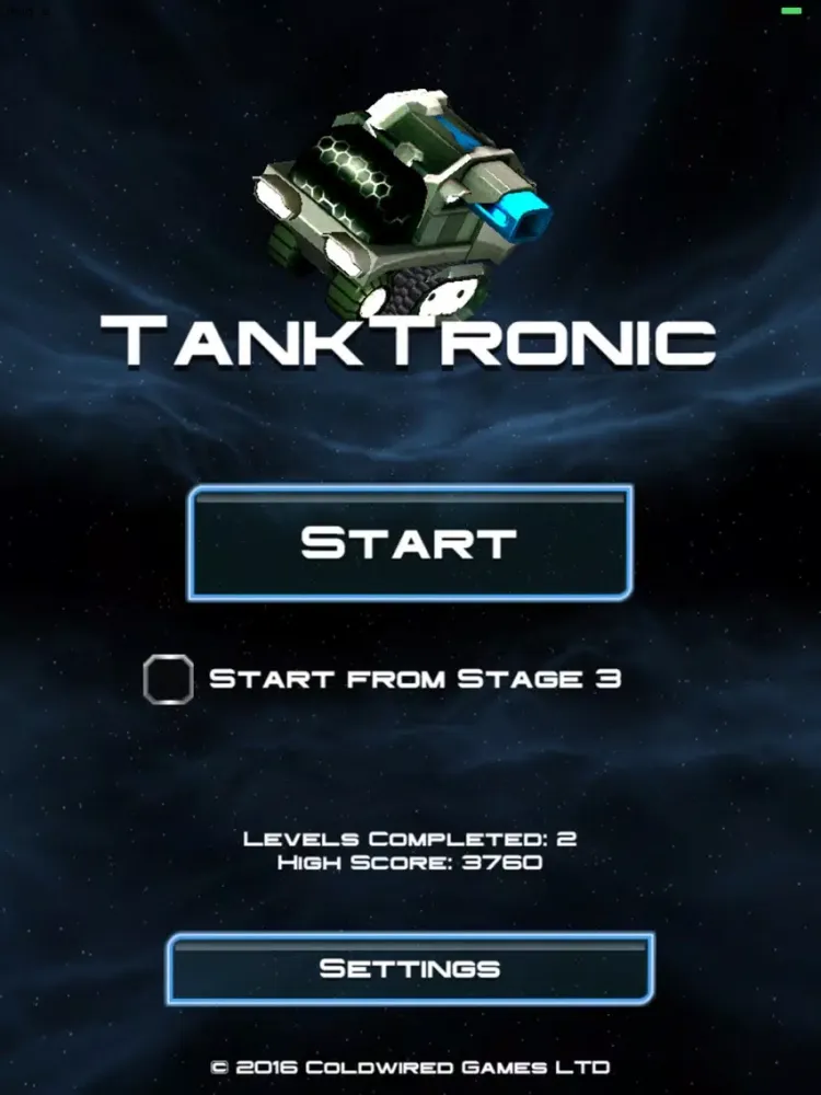 Screenshot di TankTronic iPad 